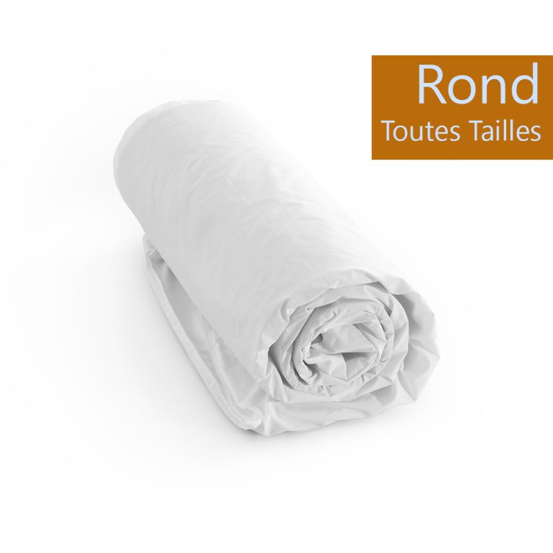 Drap Housse pour Lit Rond, Toutes Tailles