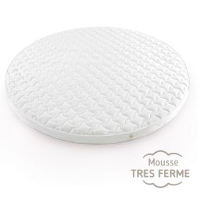 matelas rond très ferme dimension 200x200, 210, 215, 220x220 et 240x240 cm