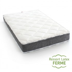 matelas avec ressorts et latex 100% naturel 140x190