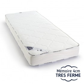 Matelas très ferme et moelleux, mémoire de forme type Tempur