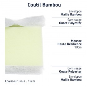 couffin mousse et bambou bébé