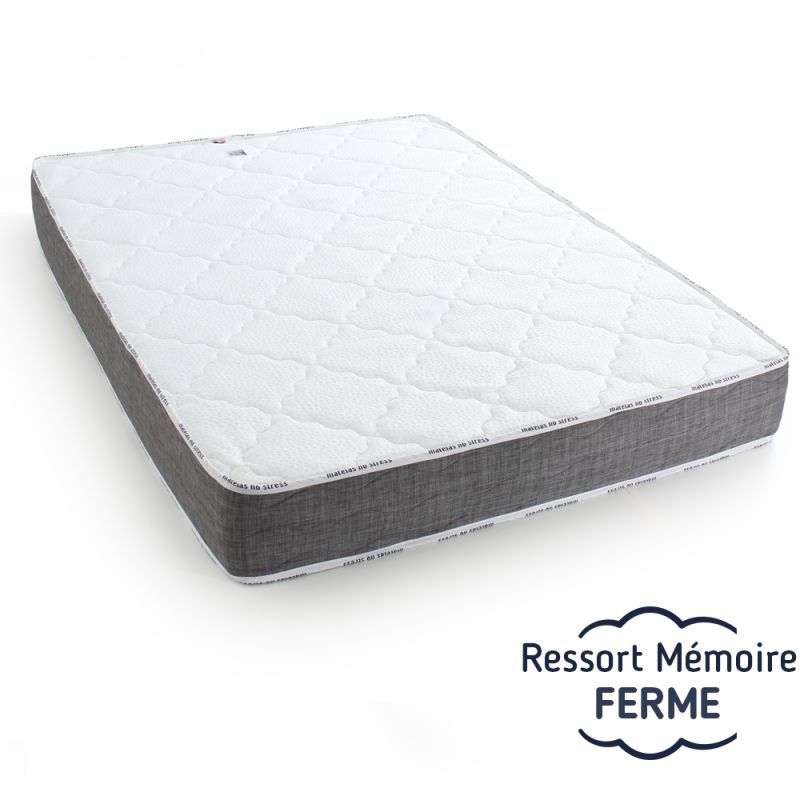 Matelas ressorts ensachés mémoire de forme