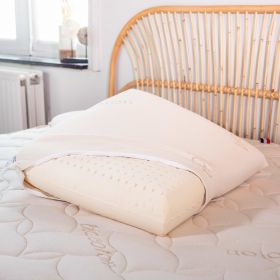L’oreiller confort : latex et coton biologiques