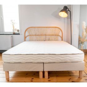 Matelas 100 % latex naturel BIO moelleux 5 zones 18cm