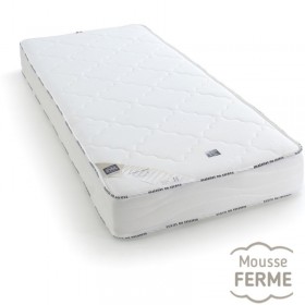 Matelas mousse sur mesure HR35, soutien ferme - 12 cm