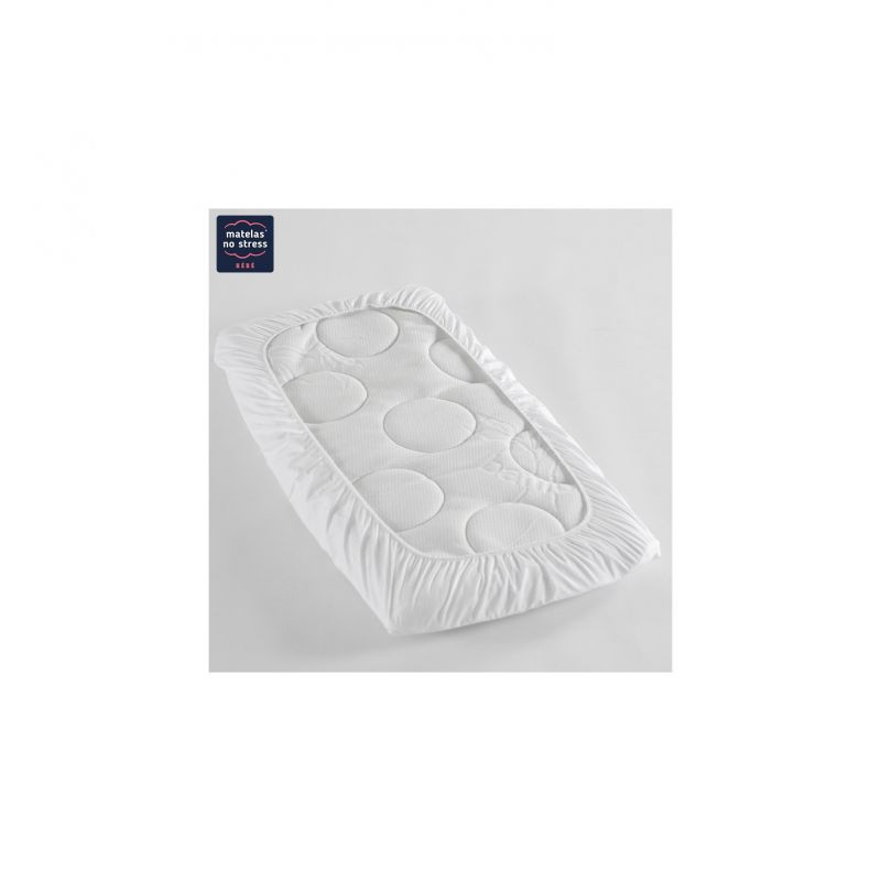 Alèse respirante en Coton Bio pour matelas berceau sans PVC