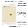 Matelas 100% latex naturel ferme, 7 zones de Confort à base de Seaqual®