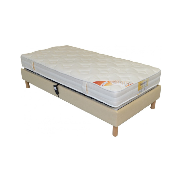 Sommier de relaxation électrique déco tissu 