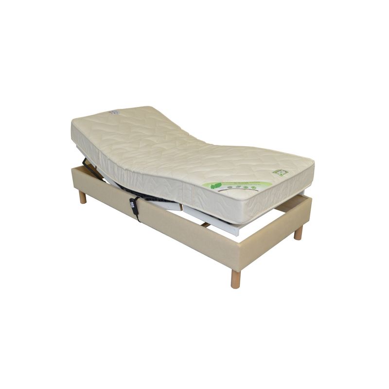 sommier electrique déco tissu matelas no stress