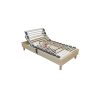 sommier pieds et tete relevable tissu déco chambre