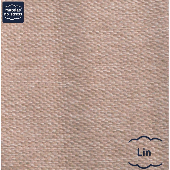 Sommier lit électrique, lin tissu