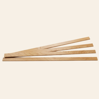 Lot de 4 lattes hêtre multiplis