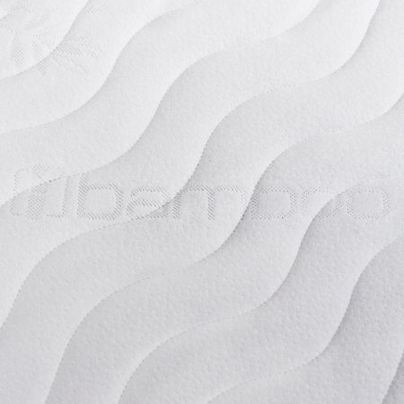 zoom coutil bambou surmatelas moelleux 110x180
