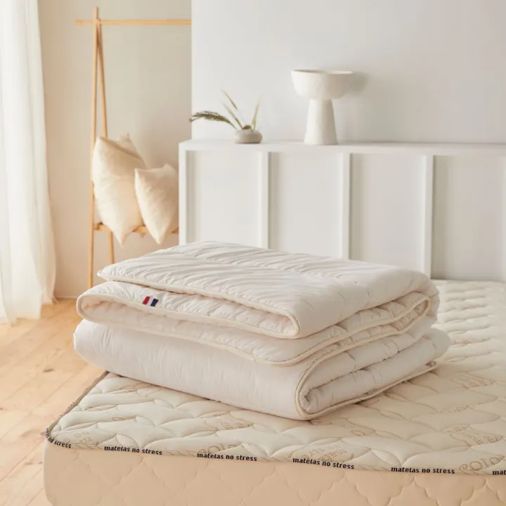 Couette naturelle en laine et coton bio