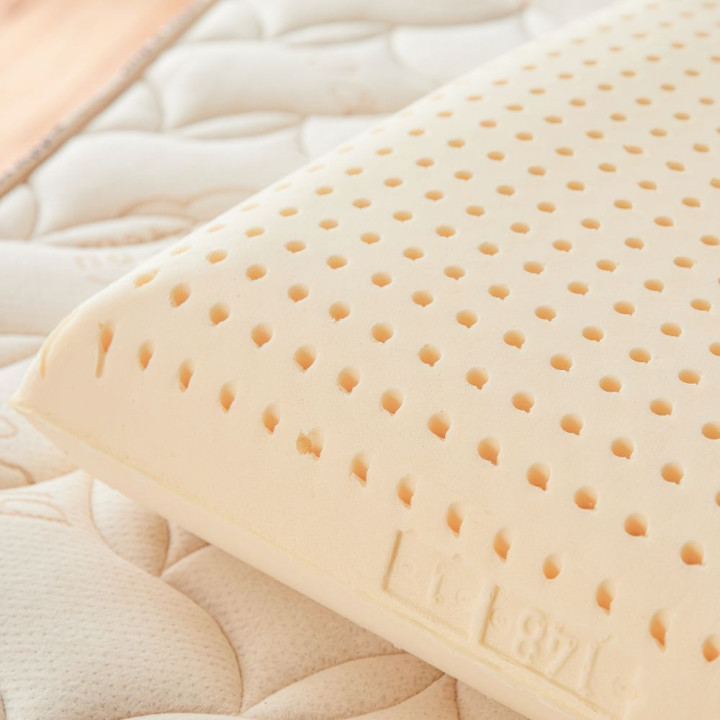 Oreiller latex en fibre de bambou 40x60 cm