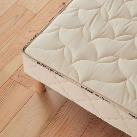 Ensemble Matelas Ergo form FERME et son Sommier Tapissier en promotion 90x190