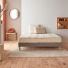 Lit matelas latex naturel ferme et moelleux elegance