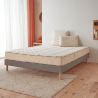 Élégance moelleux : matelas 100% latex naturel. 5 zones de confort - 18 cm