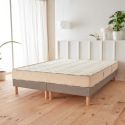 Matelas latex ferme coton bio 3 zones de confort - 18 cm