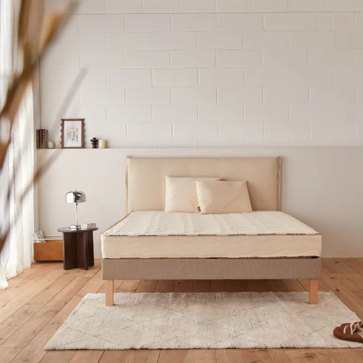 Matelas Elegance ferme latex naturel 5 zones 18 cm pour dormir sur le côté
