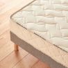 matelas 100% latex naturel 5 zones de confort ferme coutil coton