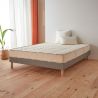 Élégance ferme : matelas 100% latex naturel. 5 zones de confort - 18 cm
