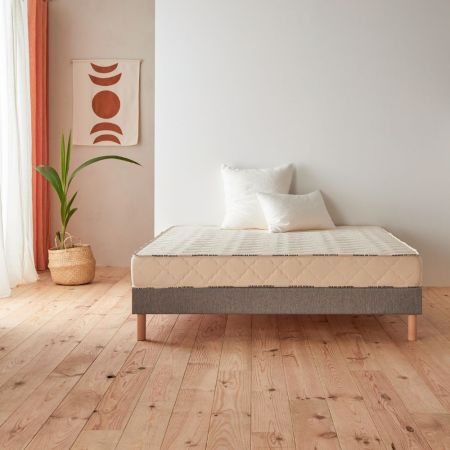 Matelas 100 % latex naturel 90x190 ferme grand confort