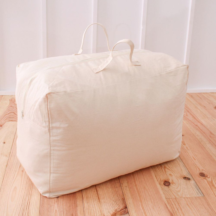 sac de rangement Couette naturelle 200x200 en laine - 4 saisons
