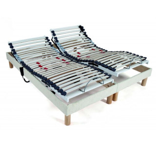 Sommier 140x220 de Relaxation Electrique en 70+70x220 