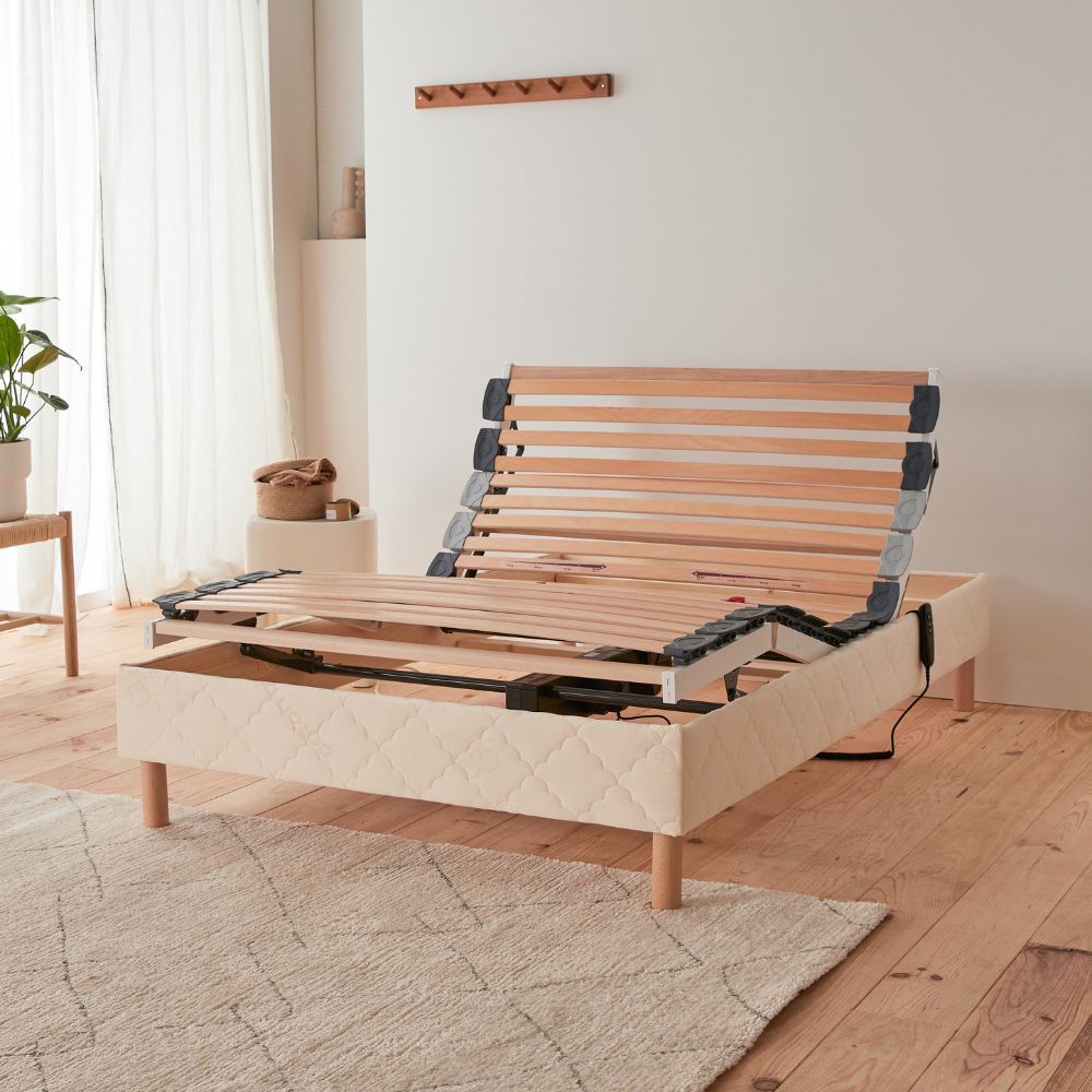 Sommier de Relaxation Electrique 100x220 literie King Size Sommier de Relaxation Electrique 100x220 literie King Size