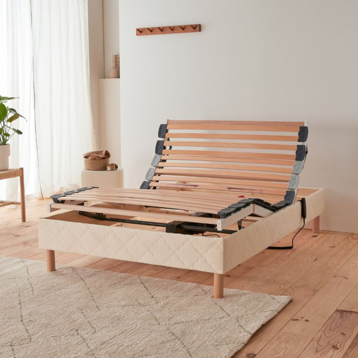 Sommier de Relaxation Electrique 100x220 literie King Size