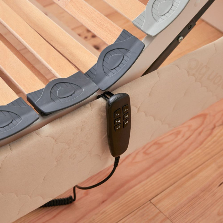 Sommier 100x210 Relaxation Electrique sur pieds