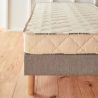 Matelas enfant mousse coton bio - 12cm