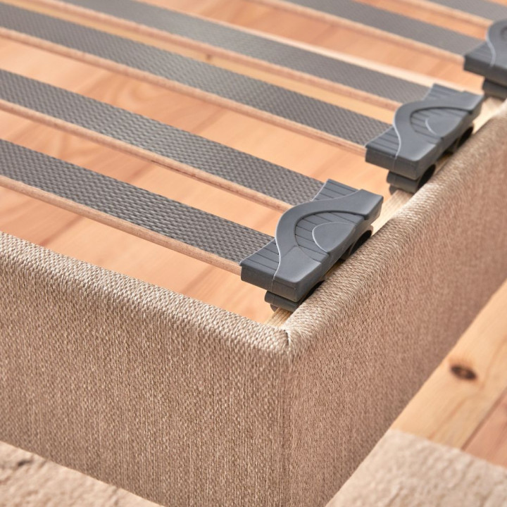 Sommiers 2X70x190 Habillé en Tissu