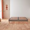 Ensemble Matelas latex naturel Elégance + Sommier Antiglisse déco