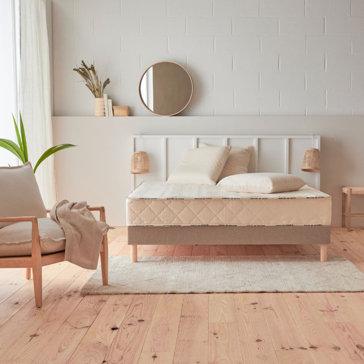 Ensemble Matelas Privilège avec son Sommier Antiglisse en promotion 140x190