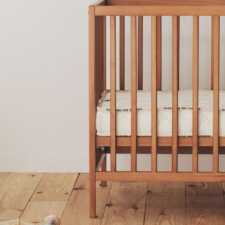 Matelas bébé climatisé mousse - bio coton