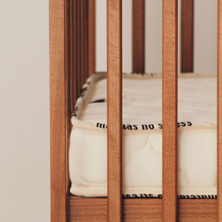 Matelas bébé climatisé mousse - bio coton