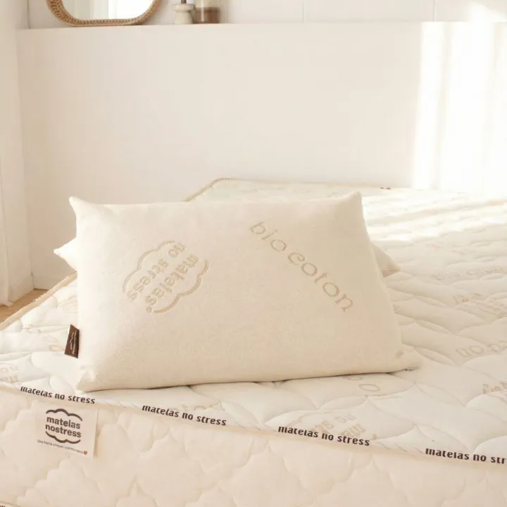 Oreiller memoire de forme et coton bio