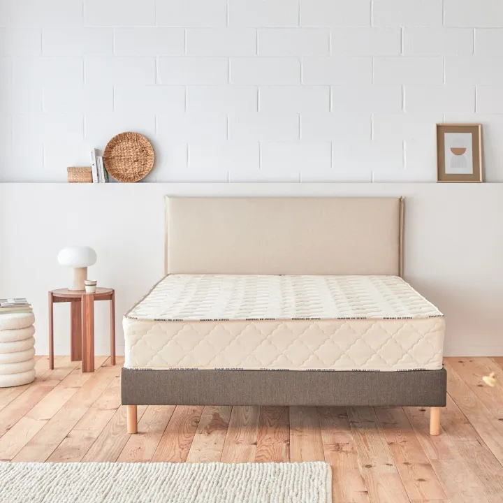 Matelas ressorts ensachés et latex naturel hybride 25 cm pour dormir sur le côté