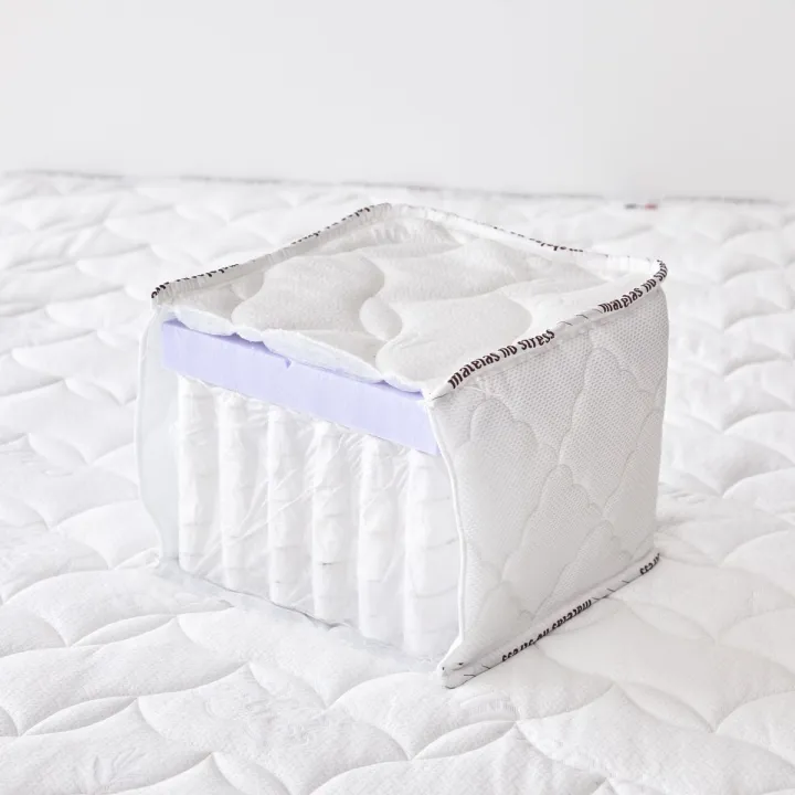 Matelas orthopédique mémoire de forme et ressorts