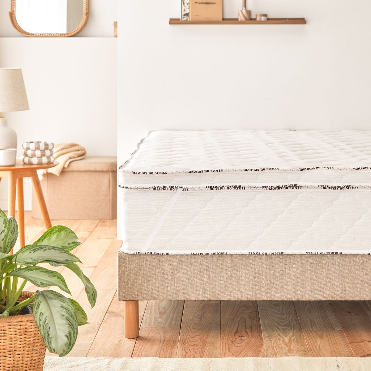 Surmatelas Mémoire de Forme - La Compagnie du Blanc