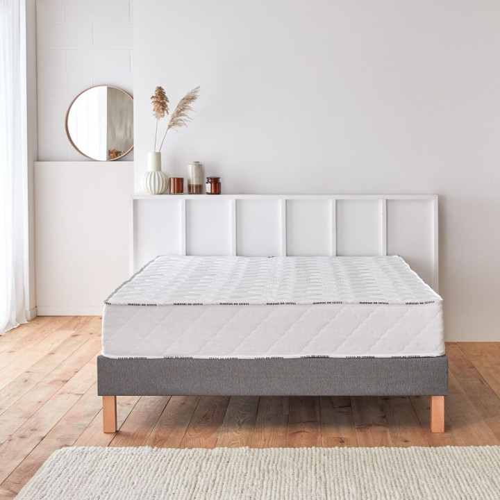 Matelas ressorts ensachés et mousse - HYBRIDE FERME