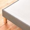  Tissu antidérapant sommier tapissier gris fonce