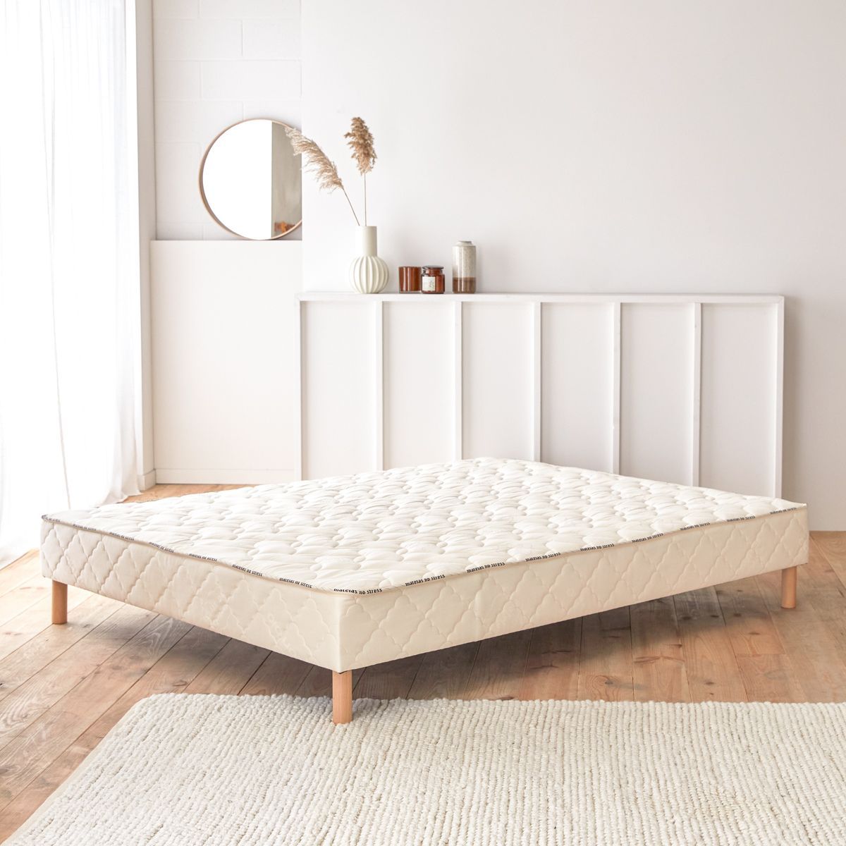 Sommier Tapissier Luxe 90x200 angle Sommier Tapissier Luxe 90x200 angle