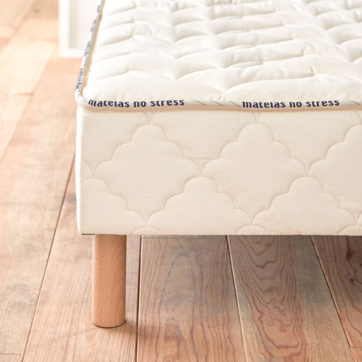 Sommier Tapissier Luxe 120X200 pied