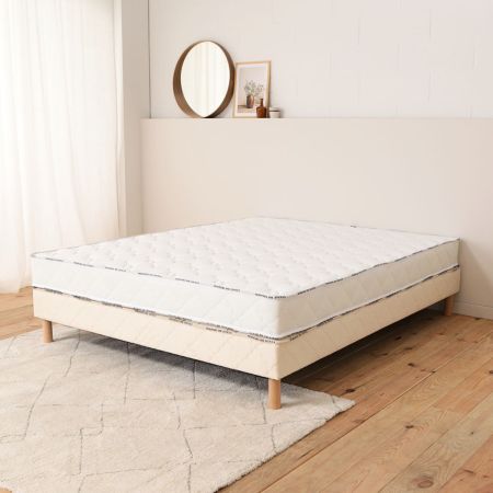 Matelas mousse ferme double 18 cm – idéal pour adulte ou ado, couchage 2 place