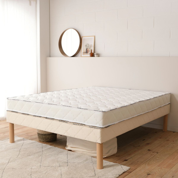 Lit avec pieds 30 cm