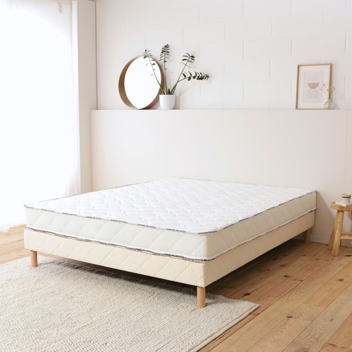 Matelas 2x80x200 accueil moelleux enveloppant soutien équilibré