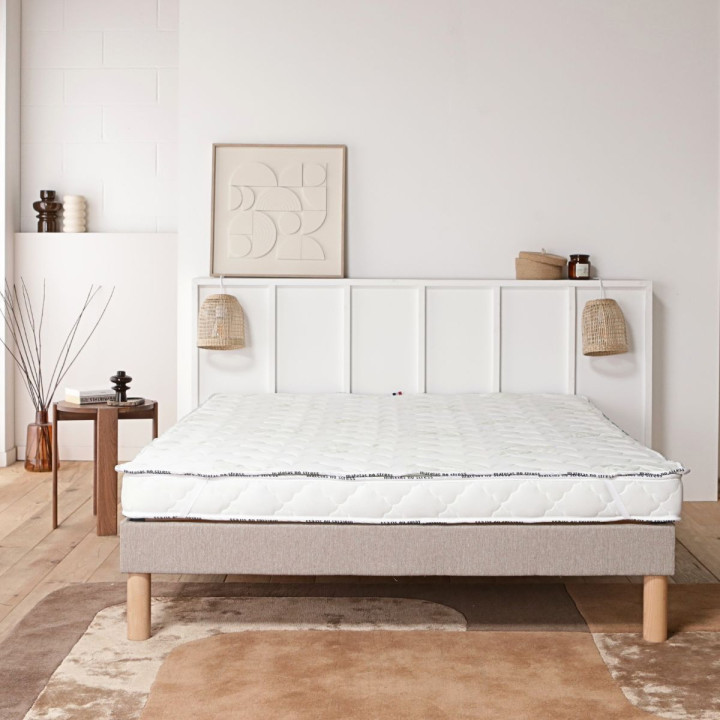 Protège matelas 160x200 barrière anti acariens et parasites